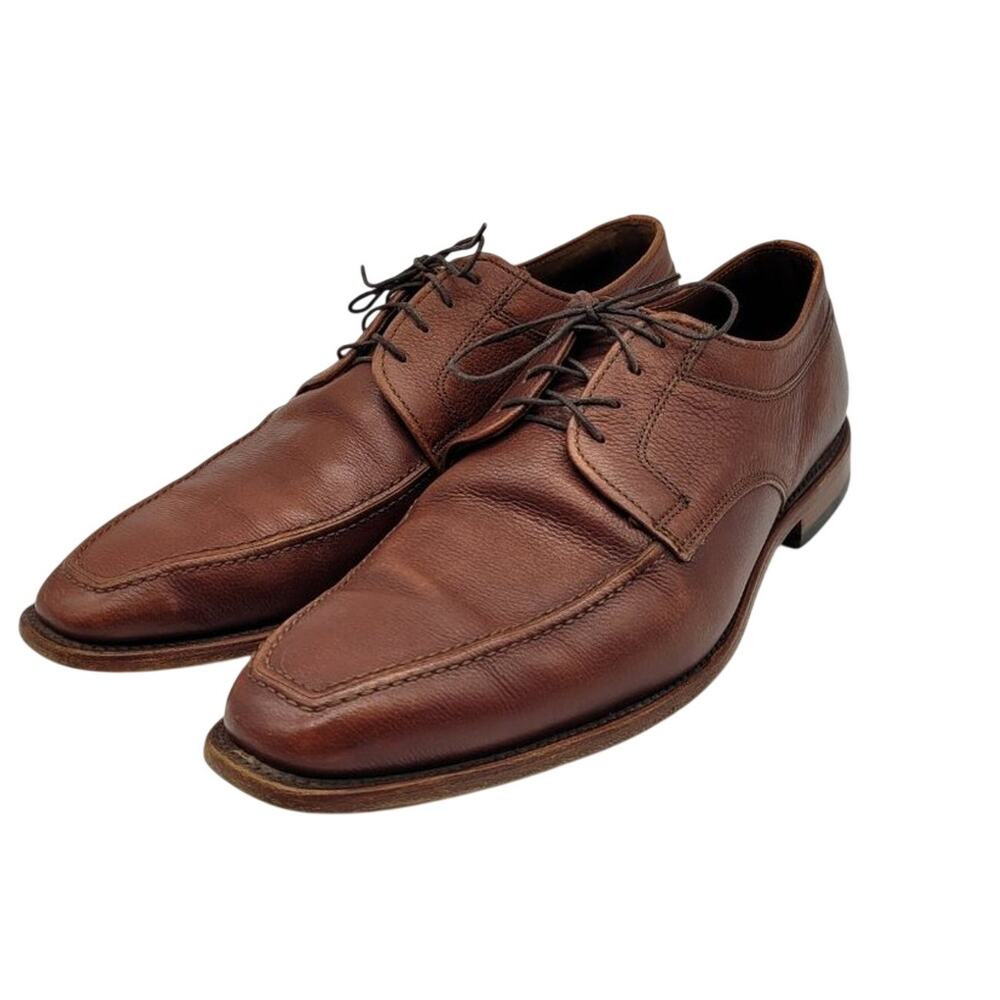 ALLEN EDMONDS "Jackson" Oxford Lace-Up Leather Shoes Brown - Size 10D